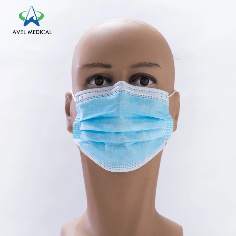 En14683 Protective Safety Dust Nonwoven 2ply 3ply 4ply PP 95% 99% Filtration Disposable Face Mask Surgical Hospital Medical Face Mask