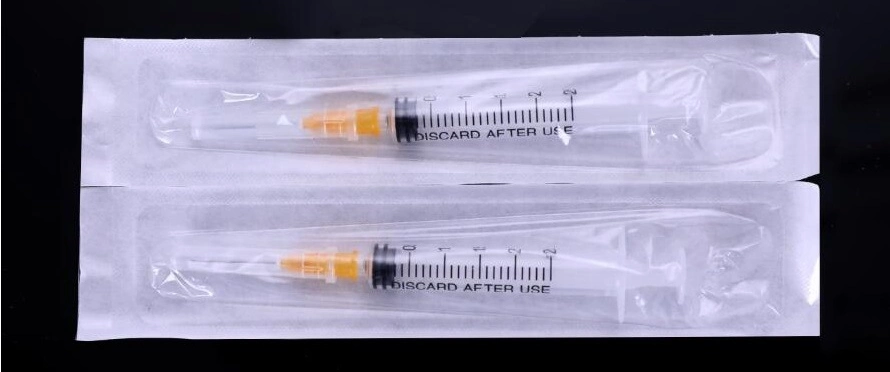 Steroid Irrigation Disposable Insulin Medical Injection Plastic Syringe with Hypodermic Needles