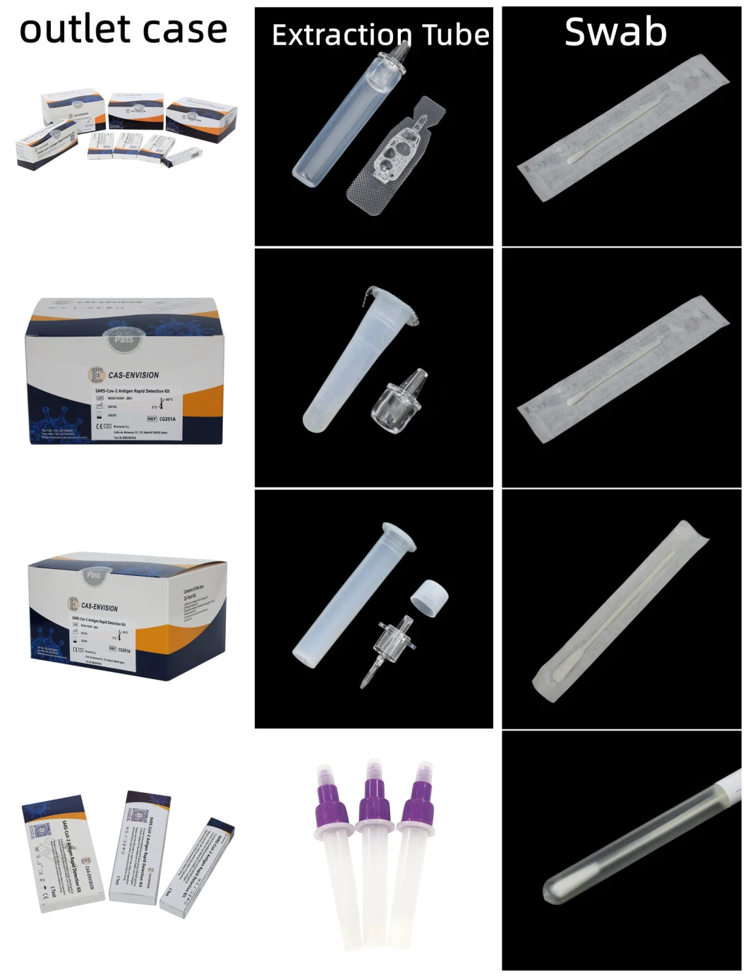 Rapid Self Test Antigen Rapid Testing Kits with Nasal/Oral/Saliva Swab Diagnostic Test Kit with CE ISO13485 ISO9001 Bfarm&Pei Detection Self Kit