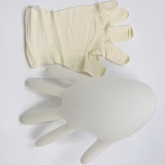 Medizinische Untersuchungshandschuhe, gepuderte und puderfreie Latexhandschuhe für den China-Großhandel